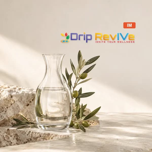 Immune Boost Push illustrative service photograph with the Drip RevIVe logo and IM badge