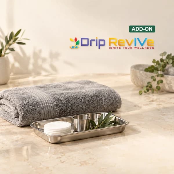 Ketorolac illustrative service photograph with the Drip RevIVe logo